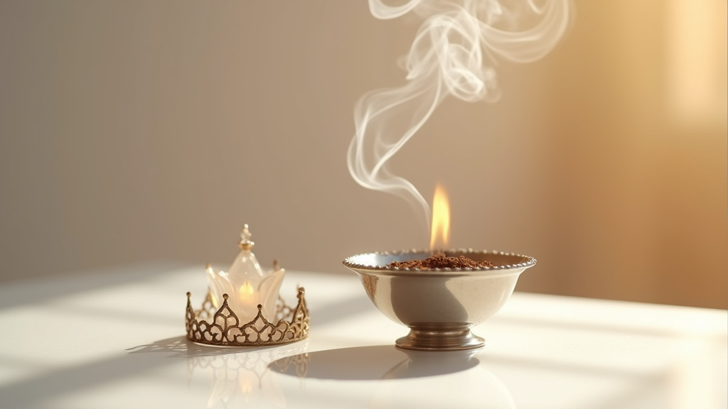 Atelier de création olfactive d'Amouage avec des flacons de parfum sur mesure