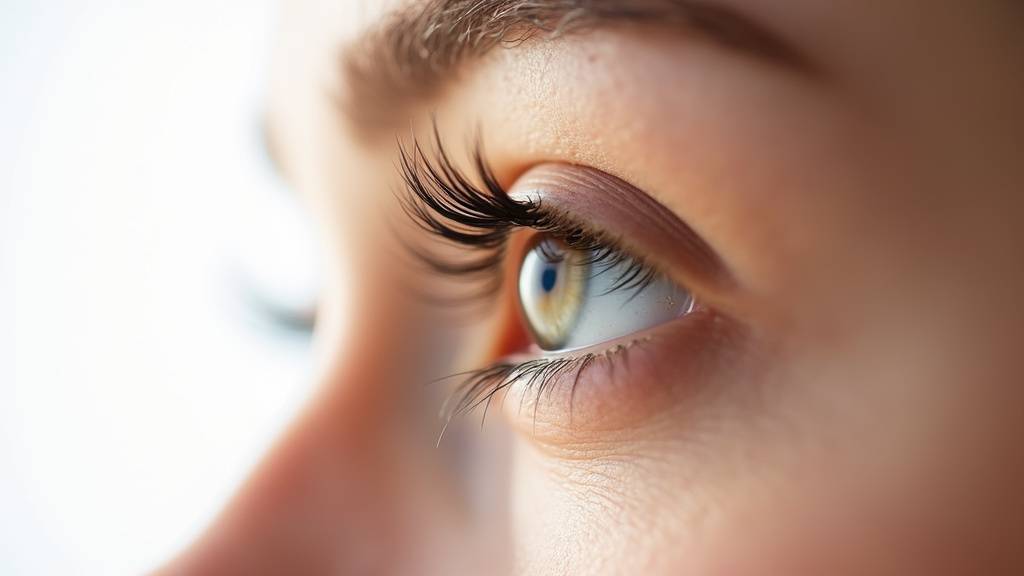 Application précise du soin Botox des cils sur chaque cil