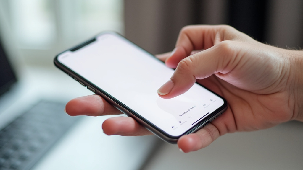 Application Nu Skin Vera sur smartphone avec diagnostic de peau