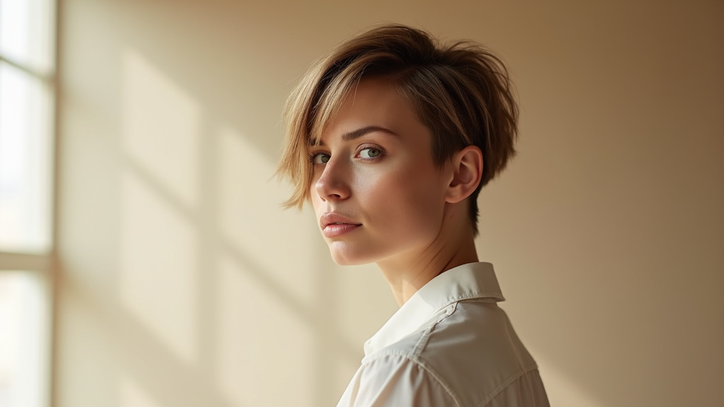 Stylisation de différentes coupes courtes dégradées pour tous les goûts