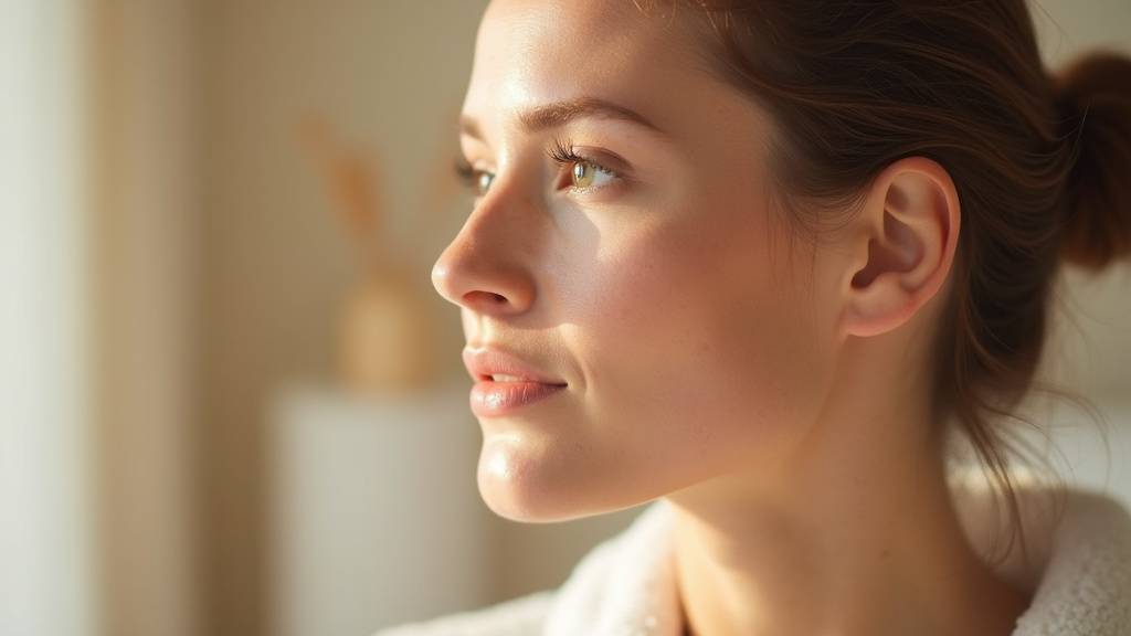 Séance d'épilation laser au visage