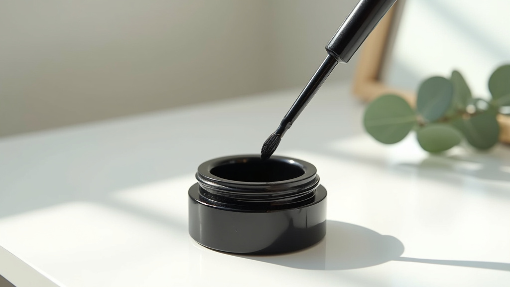 Application du liner gel sur une paupière