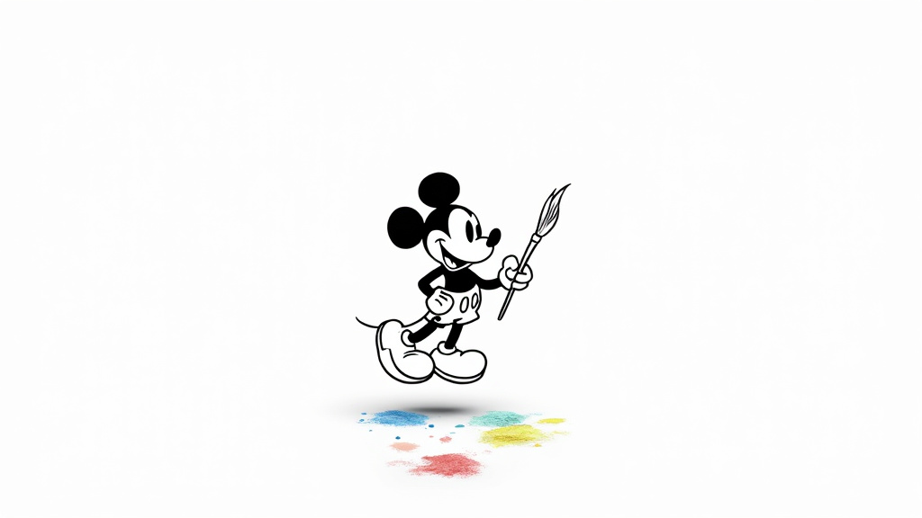 Coloriages Mickey variés avec différents personnages