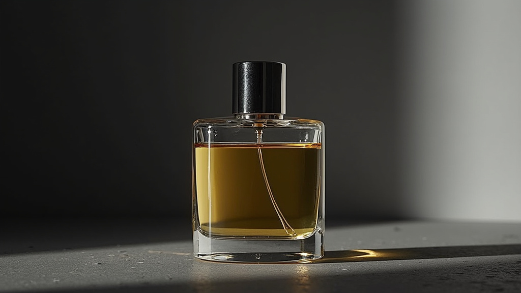 Sélection de parfums Adopt homme sur une surface noire élégante