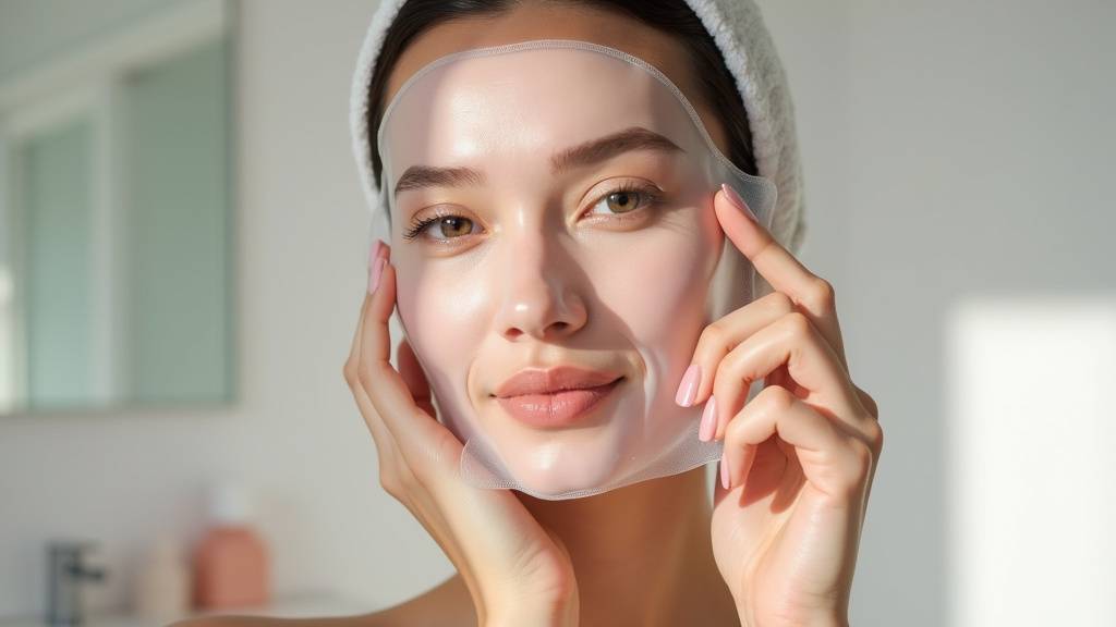 Zone de test cutané pour masque peel-off