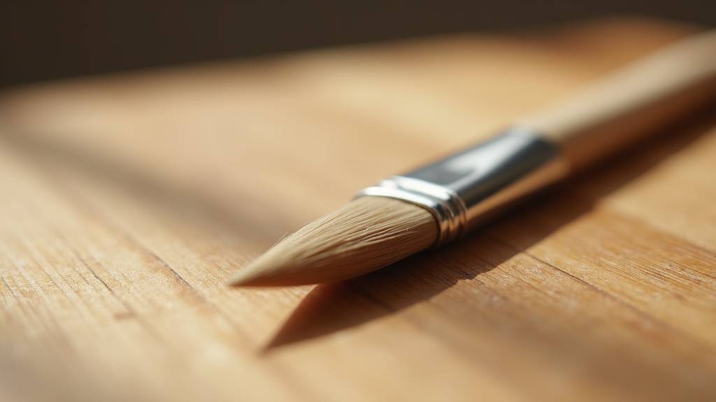 Différents types de pinceaux pour le bois