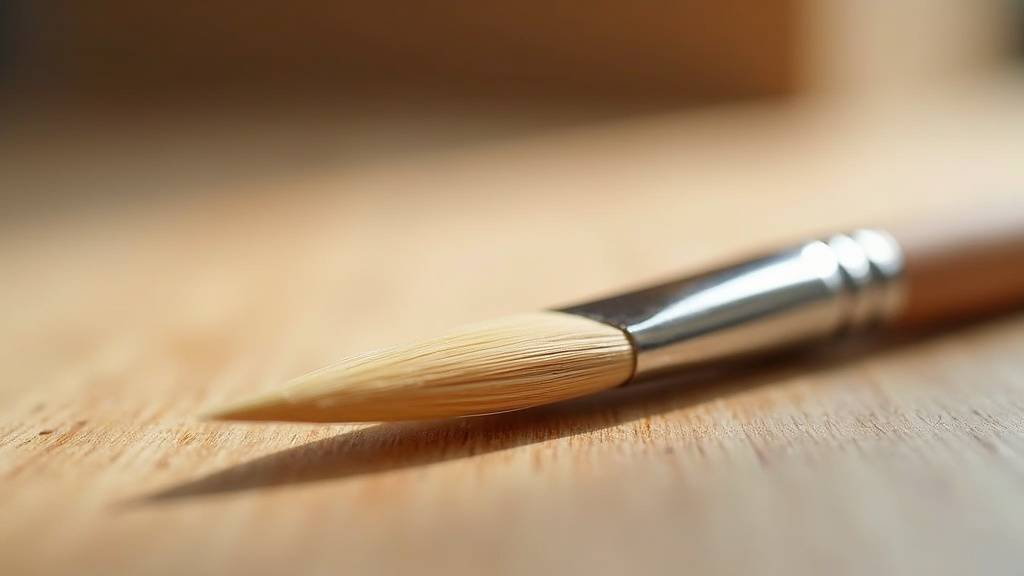 Comparaison des poils de pinceau naturels et synthétiques