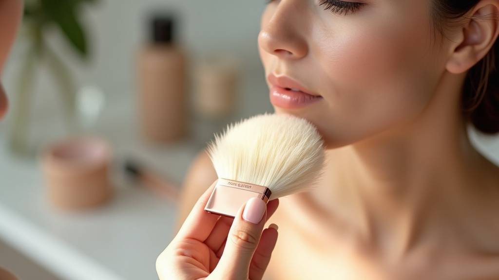 Comment choisir et utiliser un pinceau poudre pour un teint parfait ? - Glamsbar Maquillage