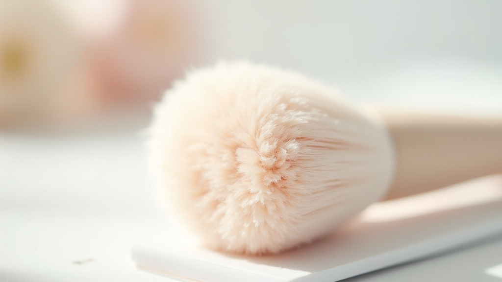 Différents types de pinceaux poudre