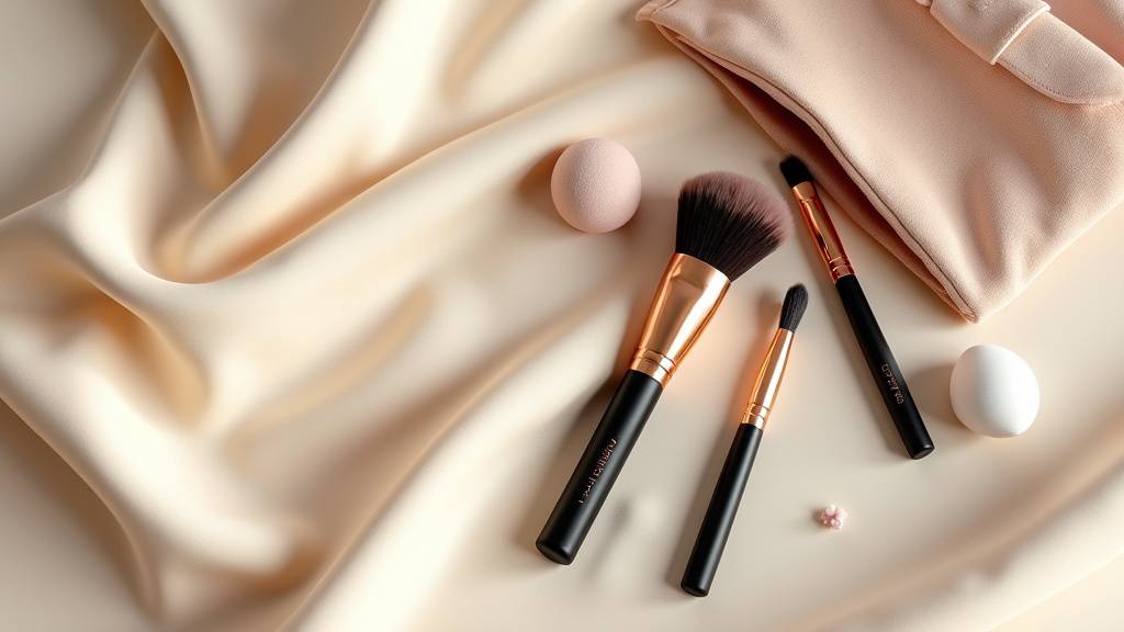 Collection de pinceaux de teint professionnels