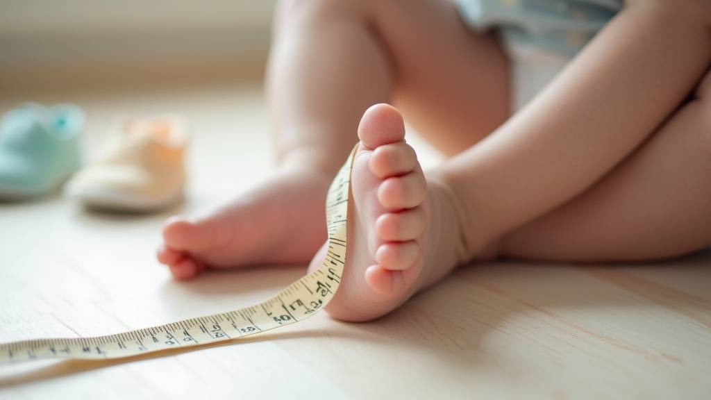 Bébé essayant des chaussures avec un parent