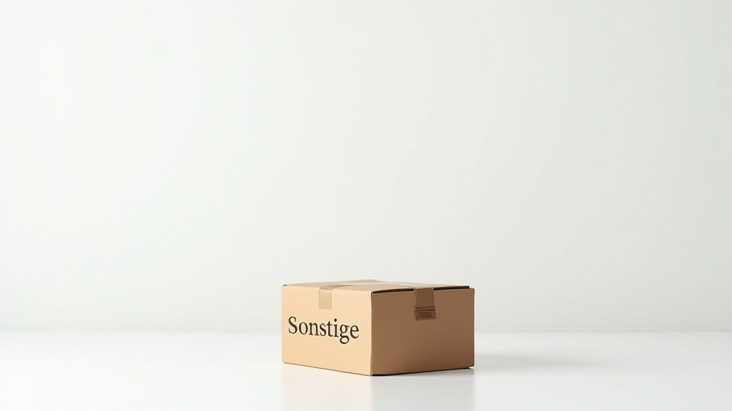 Exemples de produits 'Sonstige marque' dans différents secteurs