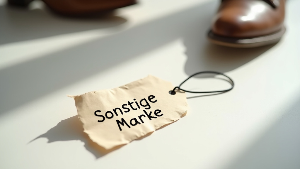 Illustration de produits étiquetés 'Sonstige marque' sur une marketplace en ligne