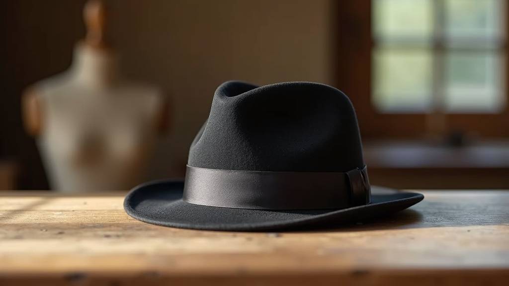Femme portant un chapeau grand bord en paille naturelle