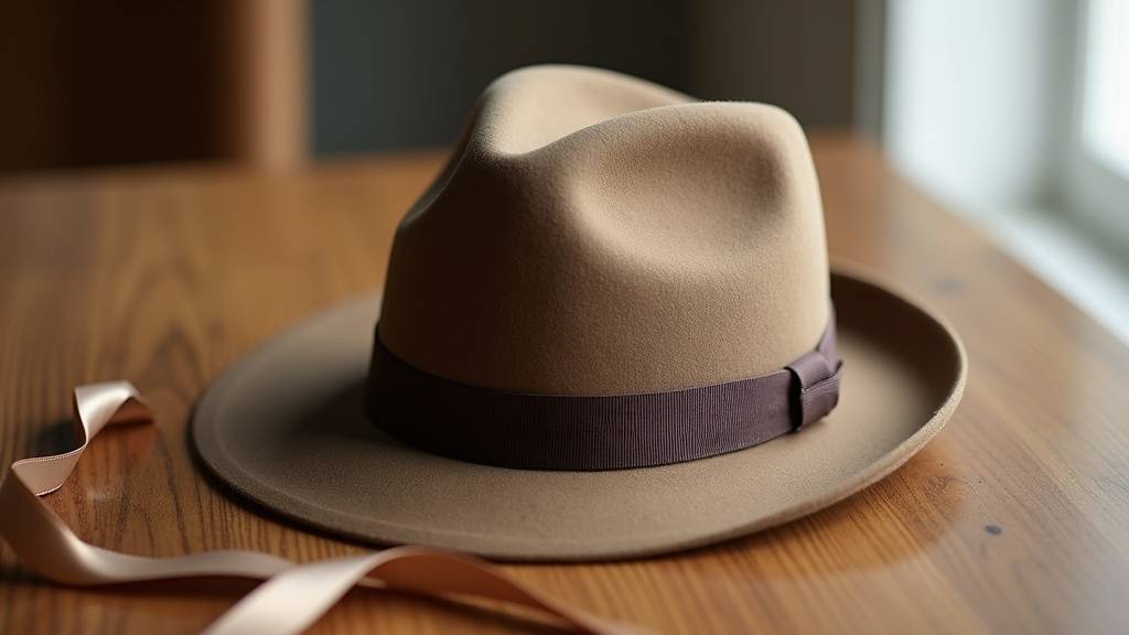 Exposition de chapeaux d'artisanat, certains avec des matériaux recyclés