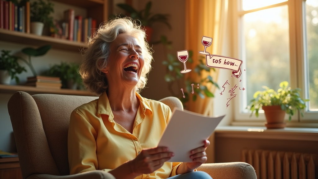 Carte d'anniversaire personnalisée avec message humoristique pour femme de 50 ans