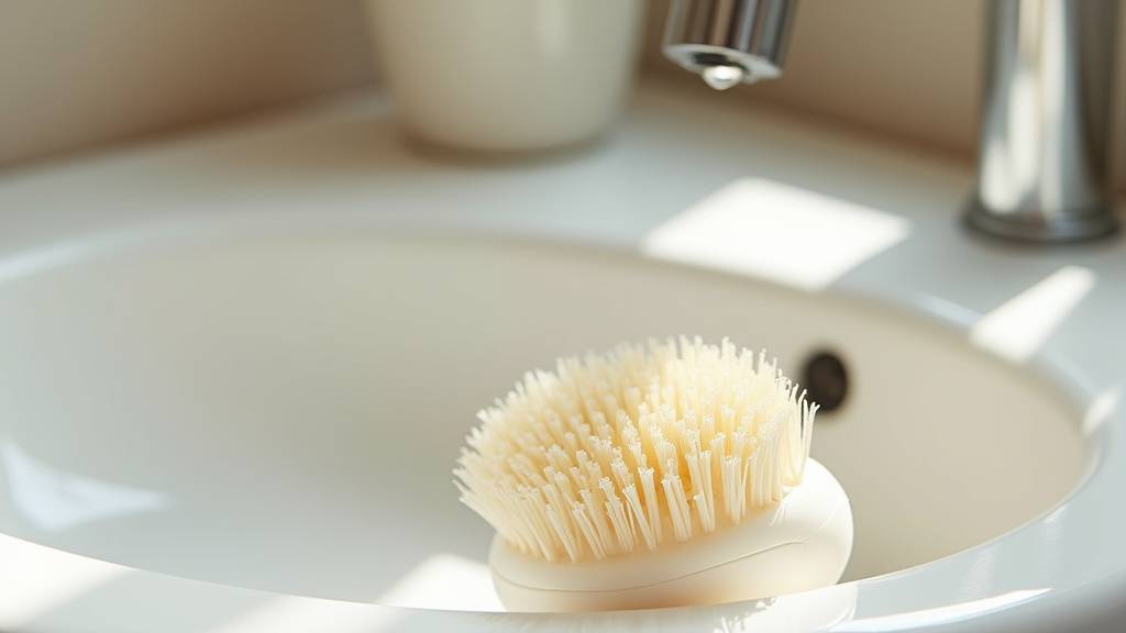 Utilisation correcte d'une brosse visage manuelle