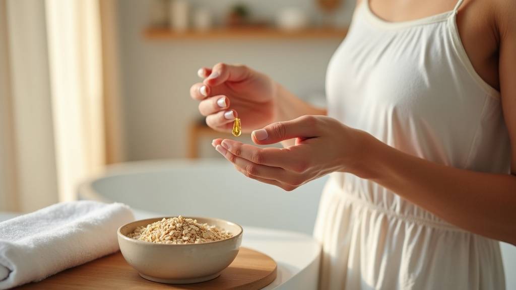 Kit pour vajacial maison avec masque, huile et gommage